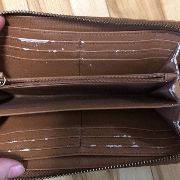 Fossil brown leaf wallet - Picture 4 of 5